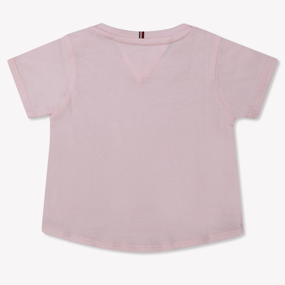 Tommy Hilfiger Bebé Chicas Camiseta en Rosa claro