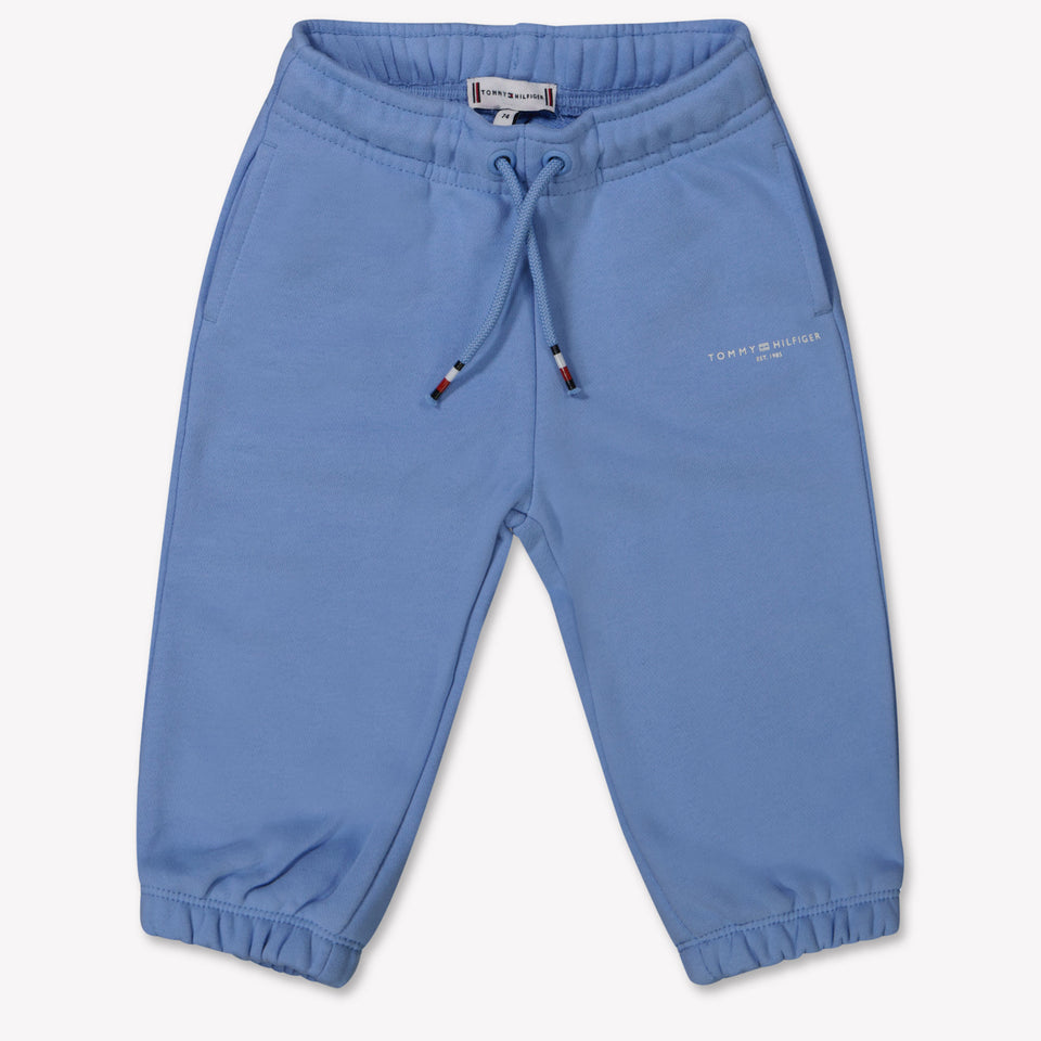 Tommy Hilfiger Bébé Unisexe Pantalon Bleu Clair