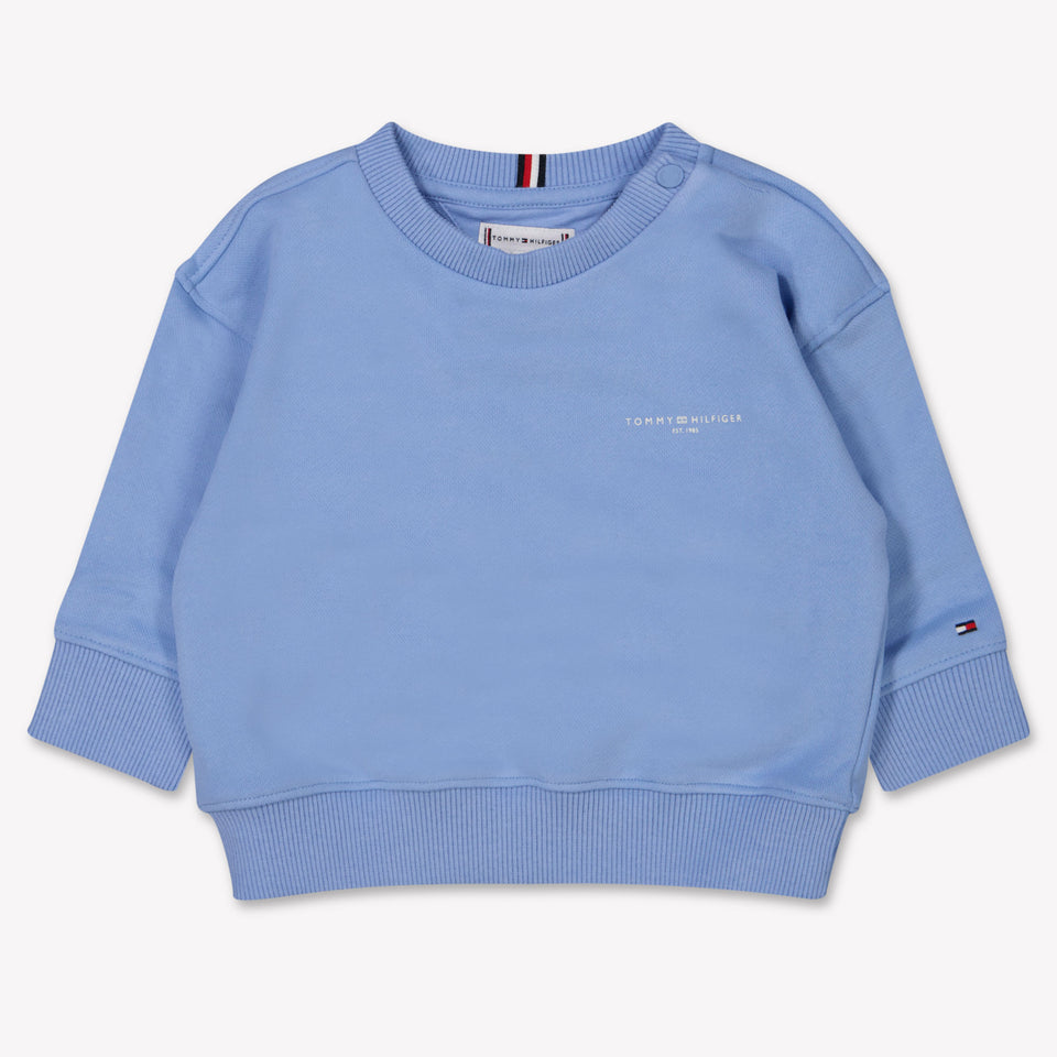 Tommy Hilfiger Baby Unisex Trui In Licht Blauw