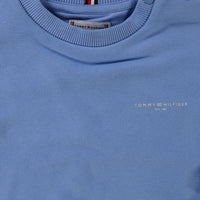 Tommy Hilfiger Bébé Unisexe Pull Bleu Clair