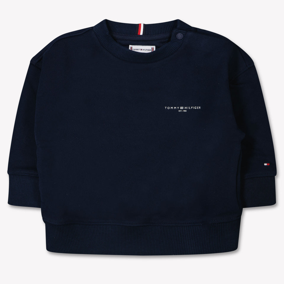 Tommy Hilfiger Baby Unisex Trui In Navy