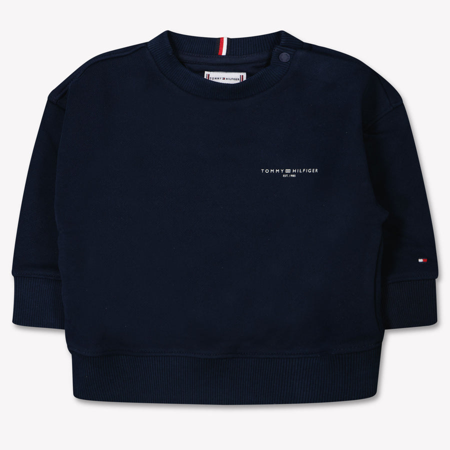 Tommy Hilfiger Bébé Unisexe Pull Navy