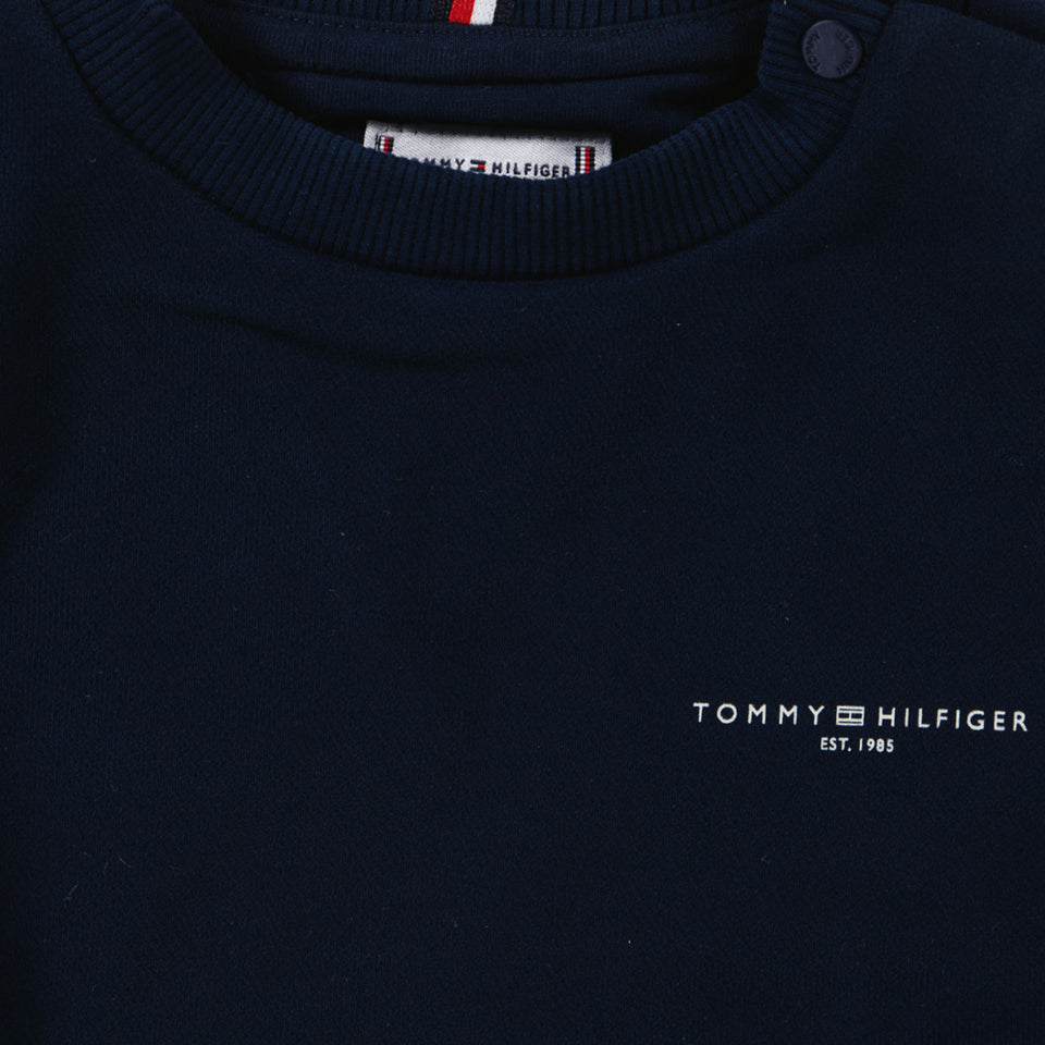 Tommy Hilfiger Baby Unisex Trui In Navy