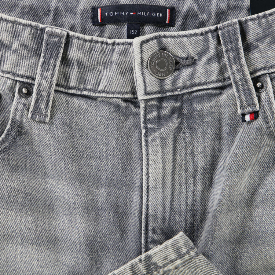 Tommy Hilfiger Enfant Garçons Jeans Gris Clair