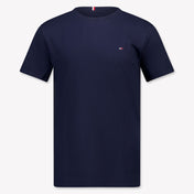 Tommy Hilfiger Ragazzo Ragazzi Maglietta dentro Navy