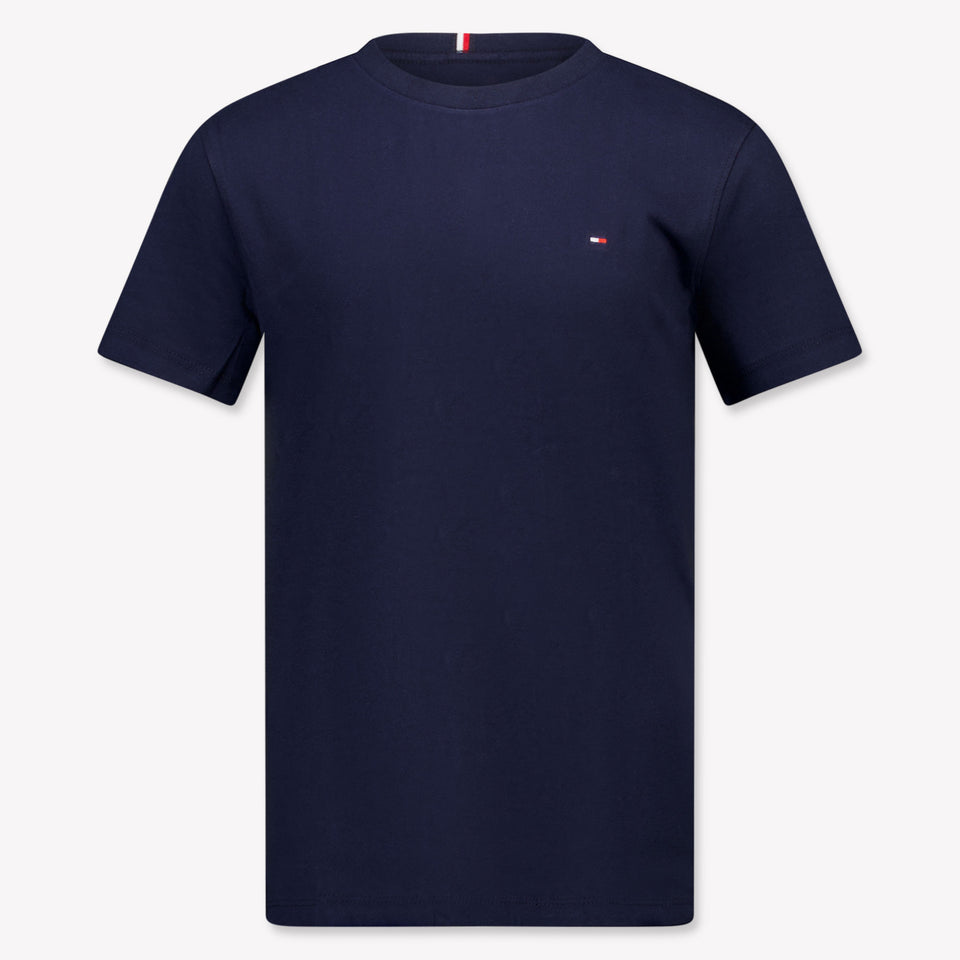 Tommy Hilfiger Ragazzo Ragazzi Maglietta dentro Navy