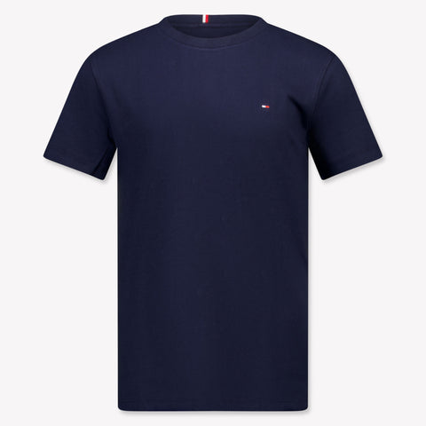 Tommy Hilfiger Niño Chicos Camiseta en Navy