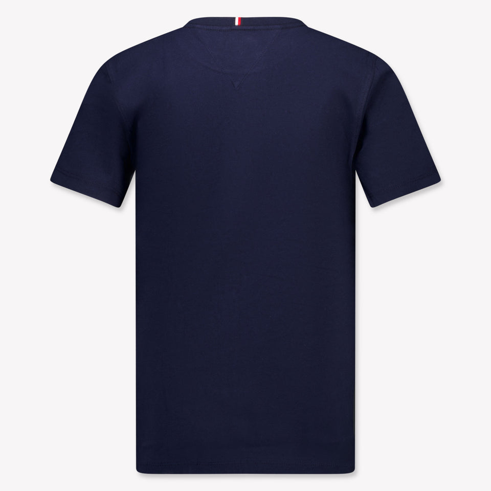 Tommy Hilfiger Ragazzo Ragazzi Maglietta dentro Navy