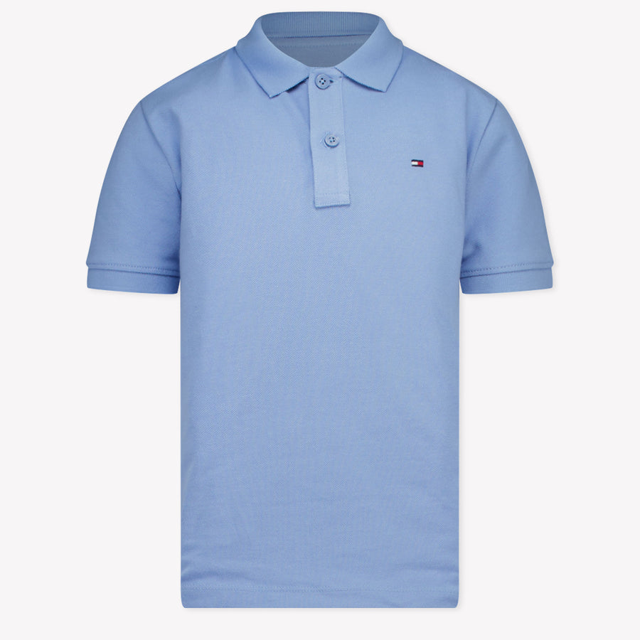 Tommy Hilfiger Enfant Garçons Polo Bleu Clair