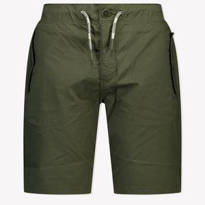 Tommy Hilfiger Enfant Garçons Short dans Armée
