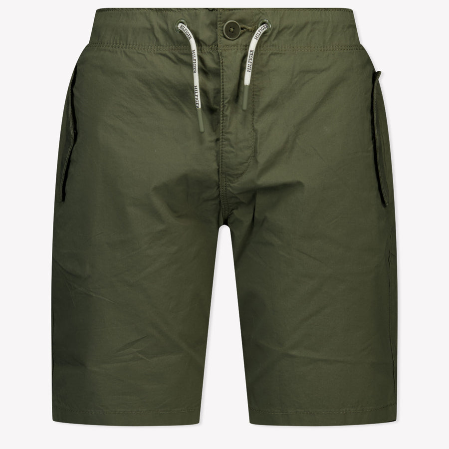 Tommy Hilfiger Enfant Garçons Short dans Armée