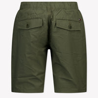 Tommy Hilfiger Enfant Garçons Short dans Armée