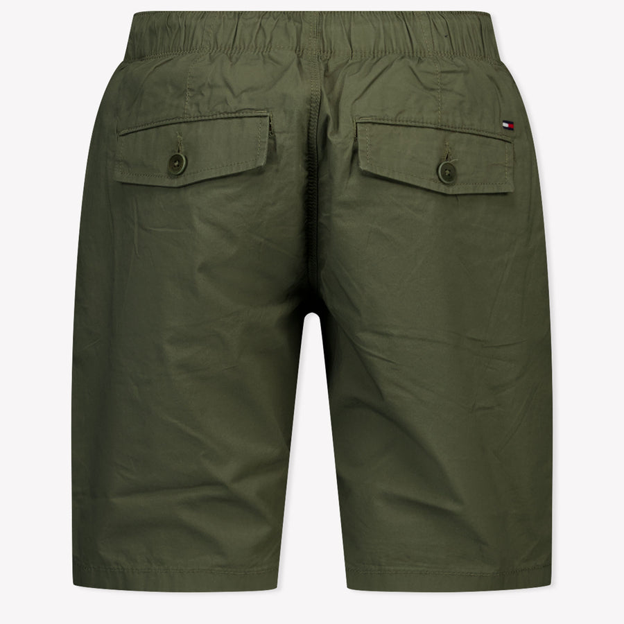 Tommy Hilfiger Enfant Garçons Short dans Armée
