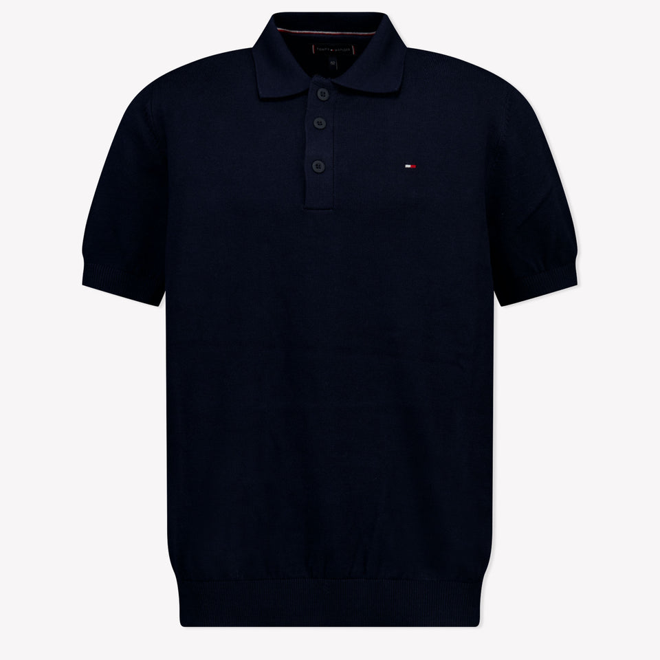 Tommy Hilfiger Enfant Garçons Polo Navy
