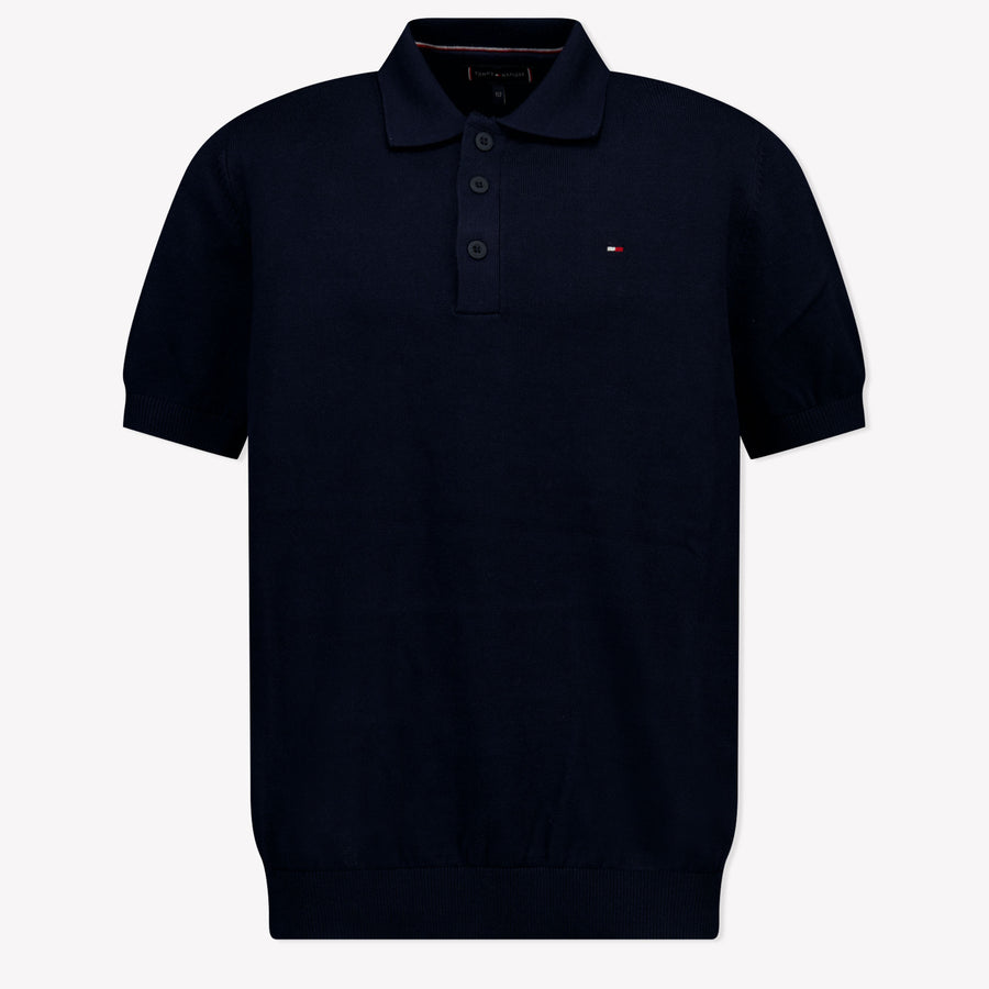 Tommy Hilfiger Enfant Garçons Polo Navy