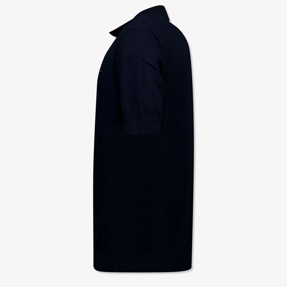 Tommy Hilfiger Enfant Garçons Polo Navy