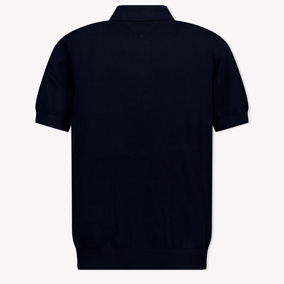 Tommy Hilfiger Enfant Garçons Polo Navy