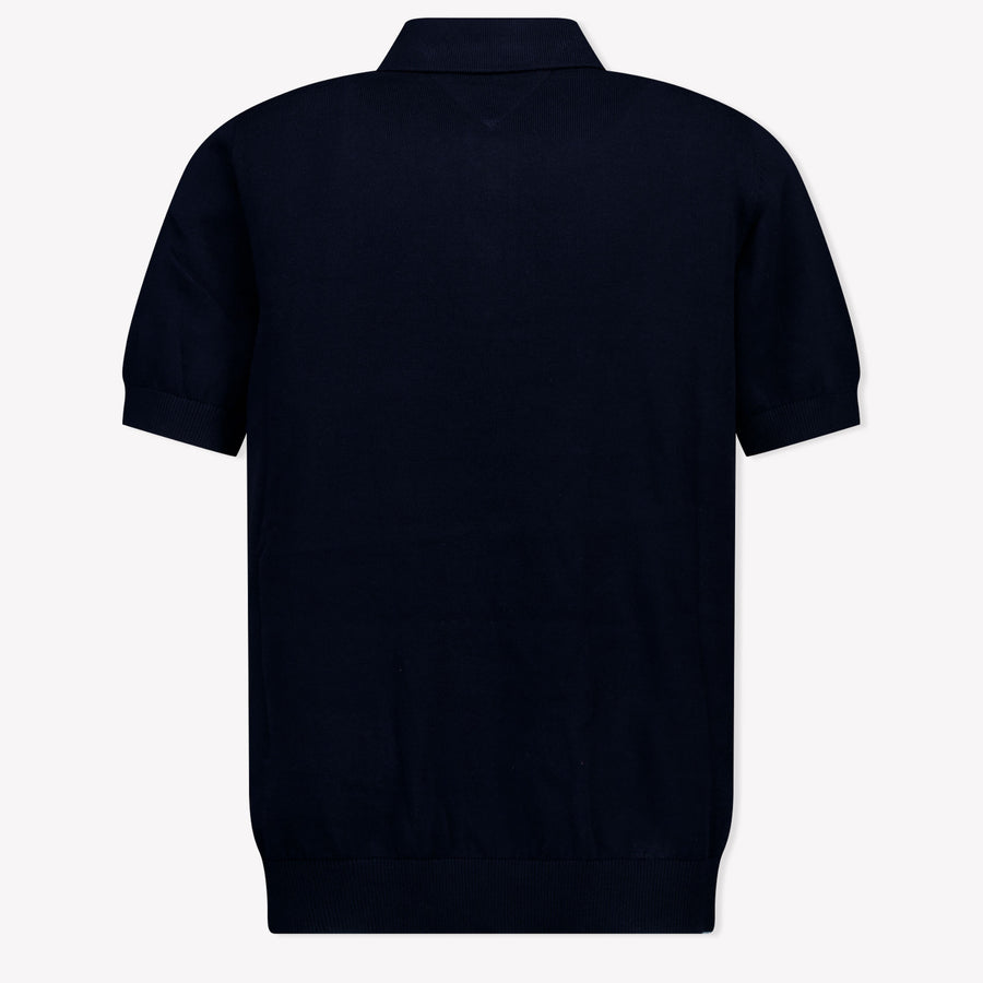 Tommy Hilfiger Enfant Garçons Polo Navy