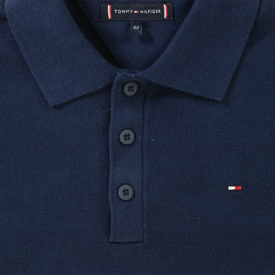 Tommy Hilfiger Enfant Garçons Polo Navy