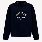 Tommy Hilfiger Niño Chicos Suéter en Navy