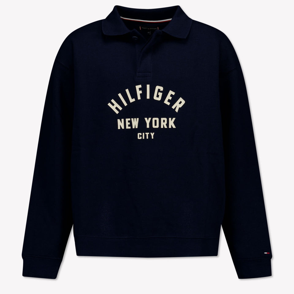 Tommy Hilfiger Niño Chicos Suéter en Navy
