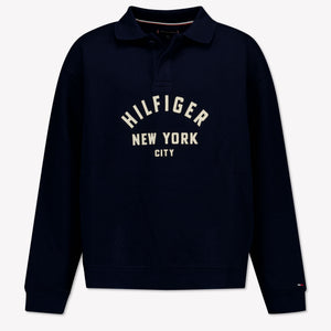 Tommy Hilfiger Enfant Garçons Pull Navy