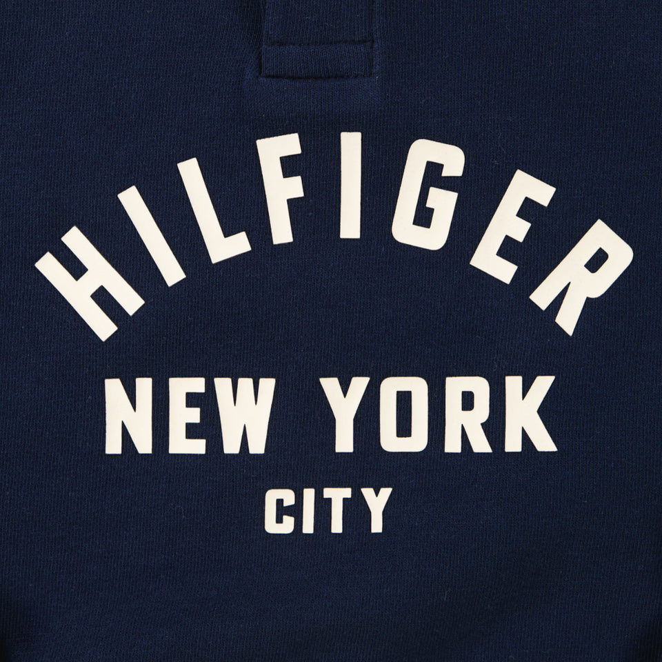 Tommy Hilfiger Niño Chicos Suéter en Navy