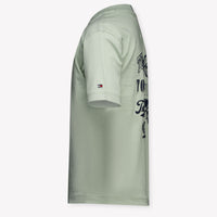 Tommy Hilfiger Enfant Garçons T-shirt Vert-Clair
