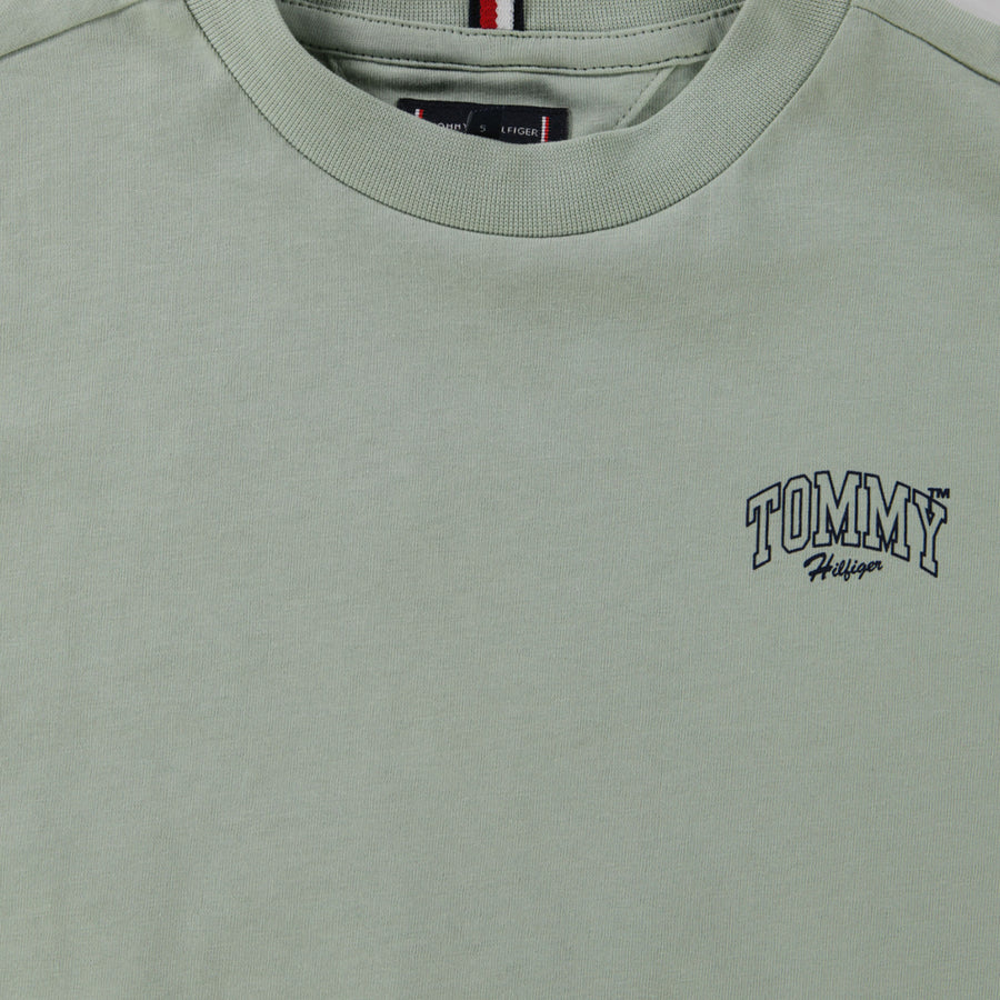 Tommy Hilfiger Enfant Garçons T-shirt Vert-Clair