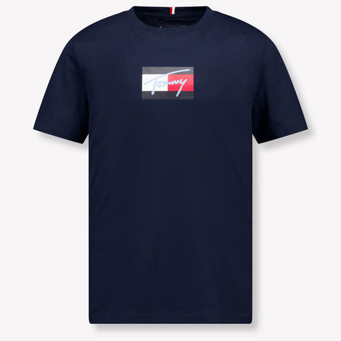 Tommy Hilfiger Enfant Garçons T-shirt Navy