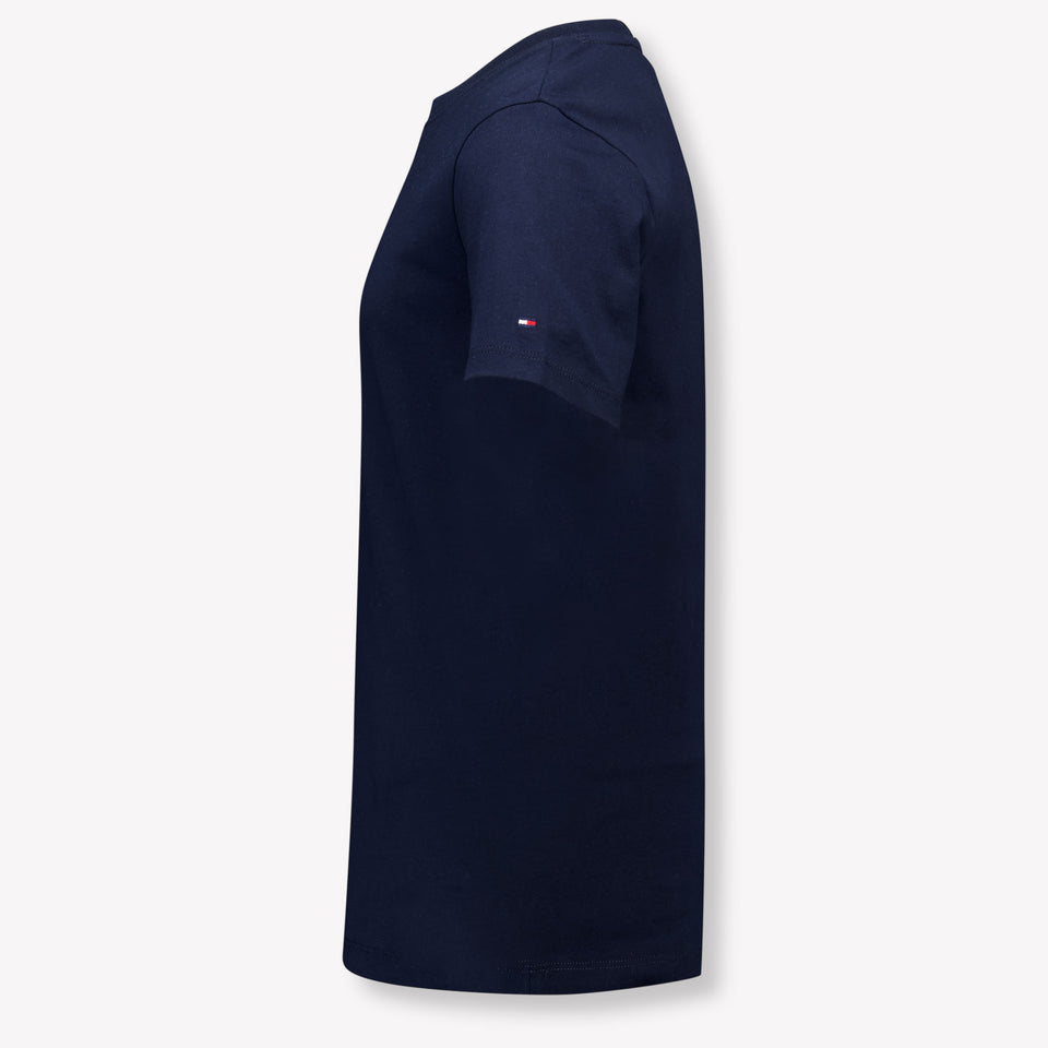 Tommy Hilfiger Ragazzo Ragazzi Maglietta dentro Navy