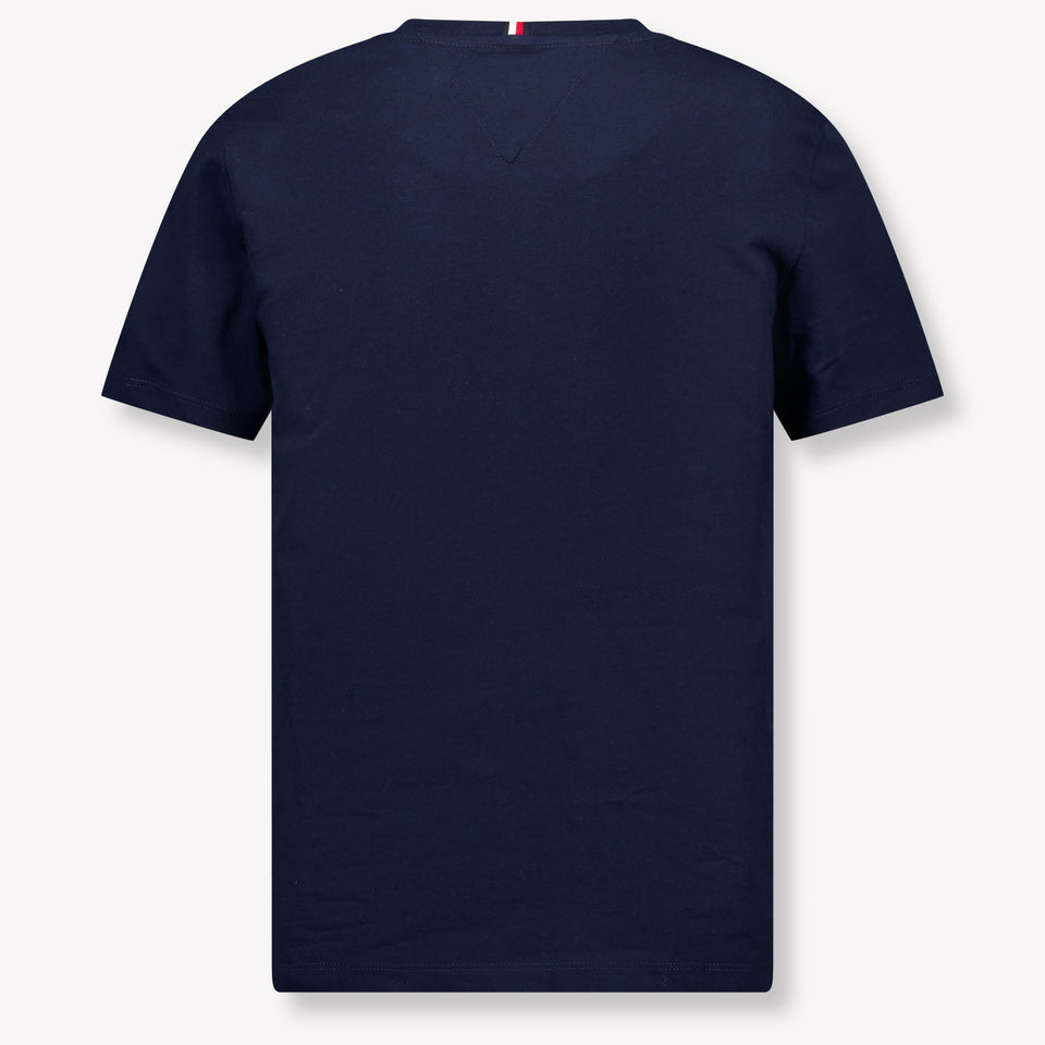 Tommy Hilfiger Ragazzo Ragazzi Maglietta dentro Navy