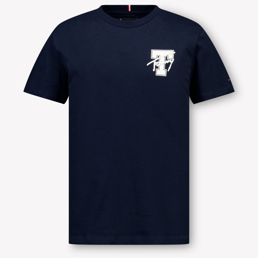 Tommy Hilfiger Enfant Garçons T-shirt Navy