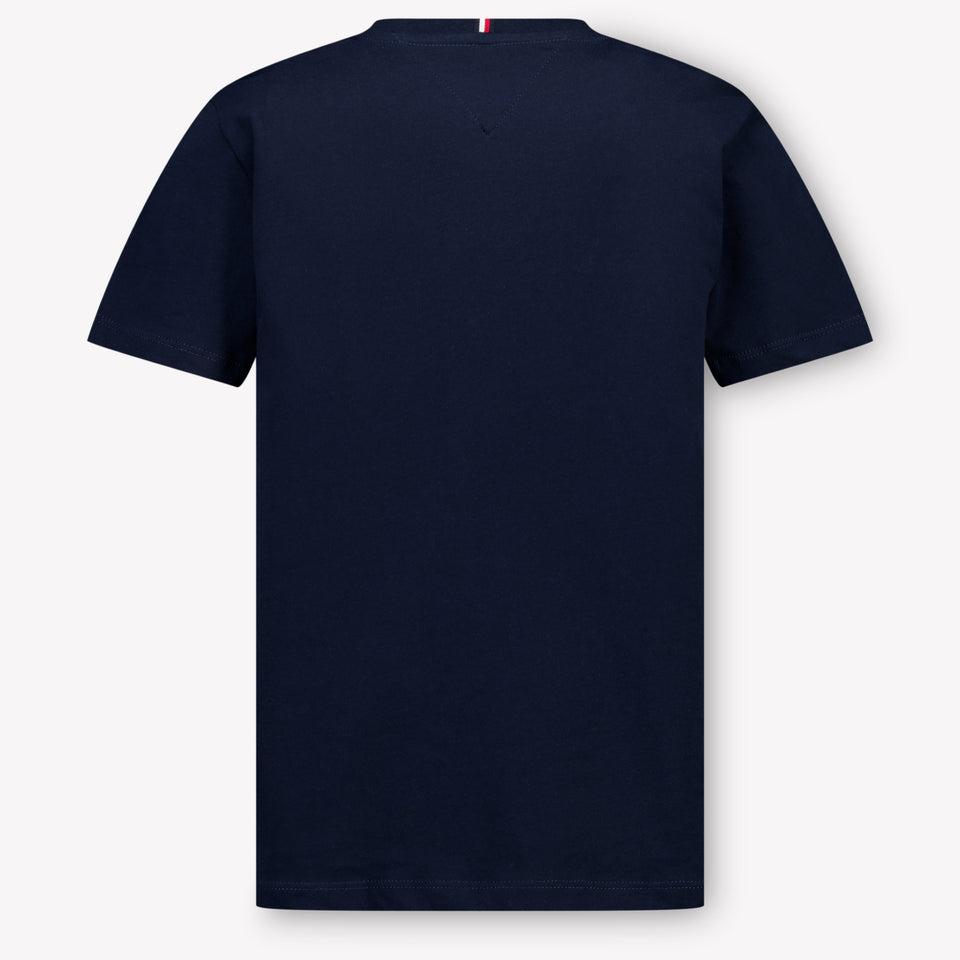 Tommy Hilfiger Kinder Jongens T-Shirt In Navy