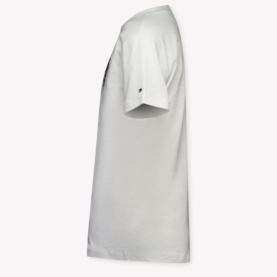 Tommy Hilfiger Ragazzo Ragazzi Maglietta dentro Bianco