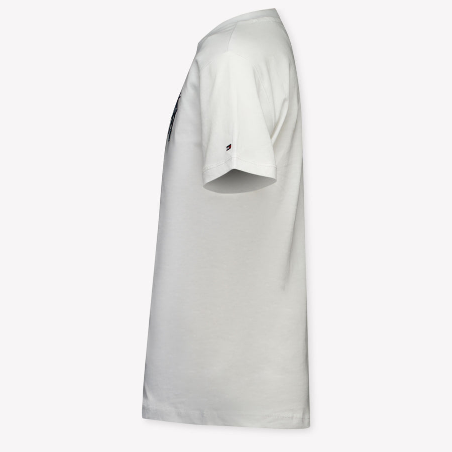 Tommy Hilfiger Enfant Garçons T-shirt Blanc