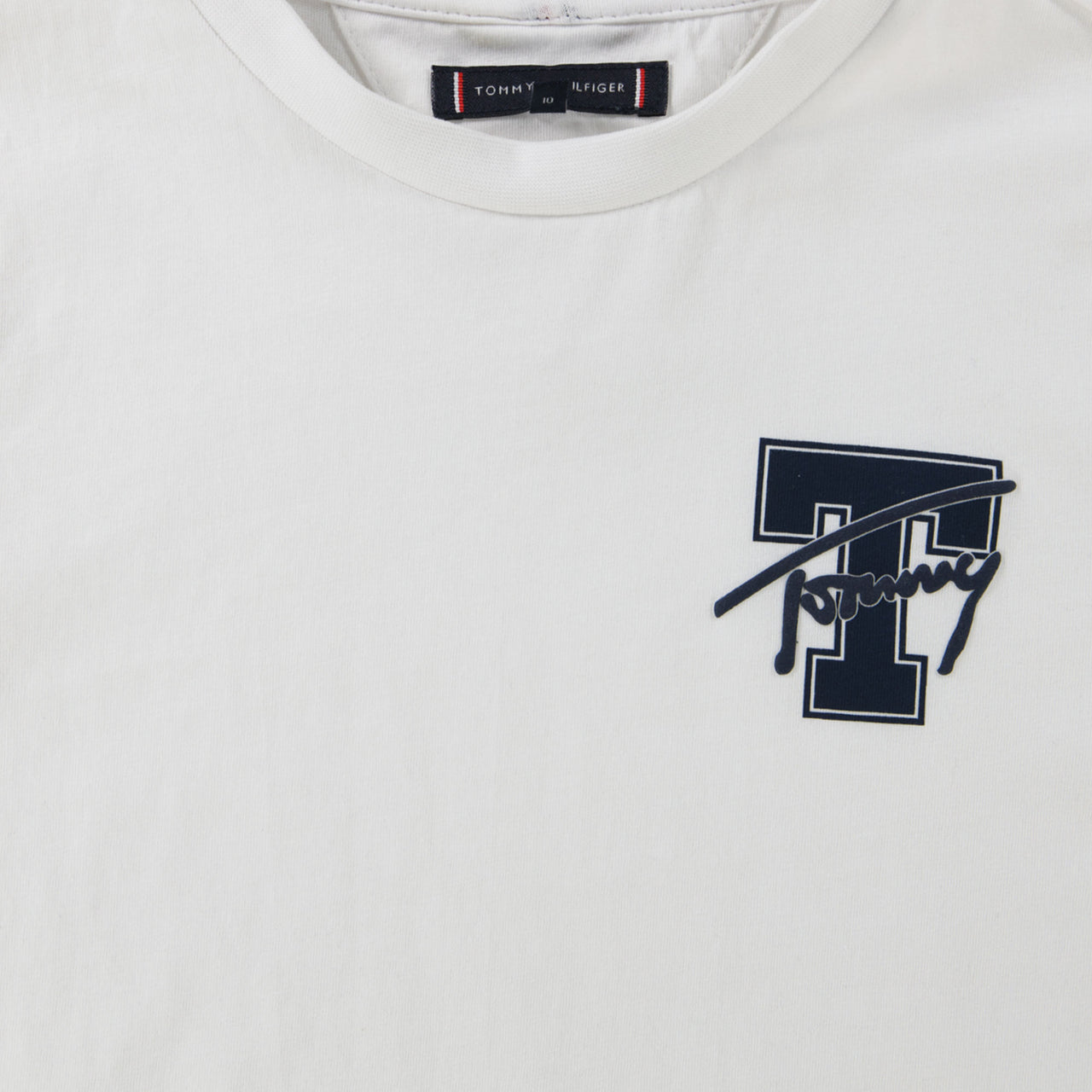 Tommy Hilfiger Enfant Garçons T-shirt Blanc