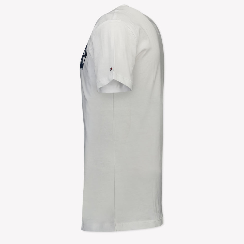 Tommy Hilfiger Ragazzo Ragazzi Maglietta dentro Bianco
