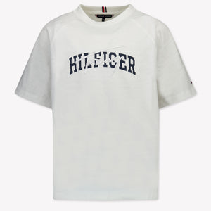 Tommy Hilfiger Enfant Garçons T-shirt Blanc