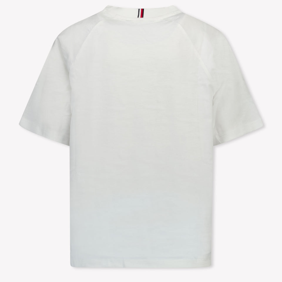 Tommy Hilfiger Niño Chicos Camiseta en Blanco