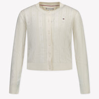 Tommy Hilfiger Enfant Filles Gilet Crème
