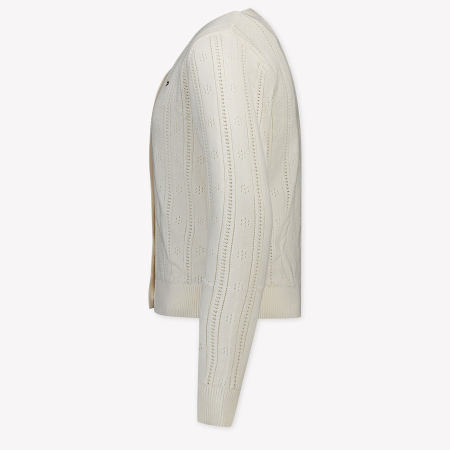 Tommy Hilfiger Enfant Filles Gilet Crème