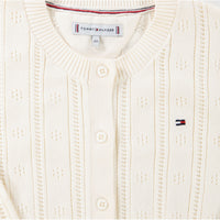Tommy Hilfiger Enfant Filles Gilet Crème