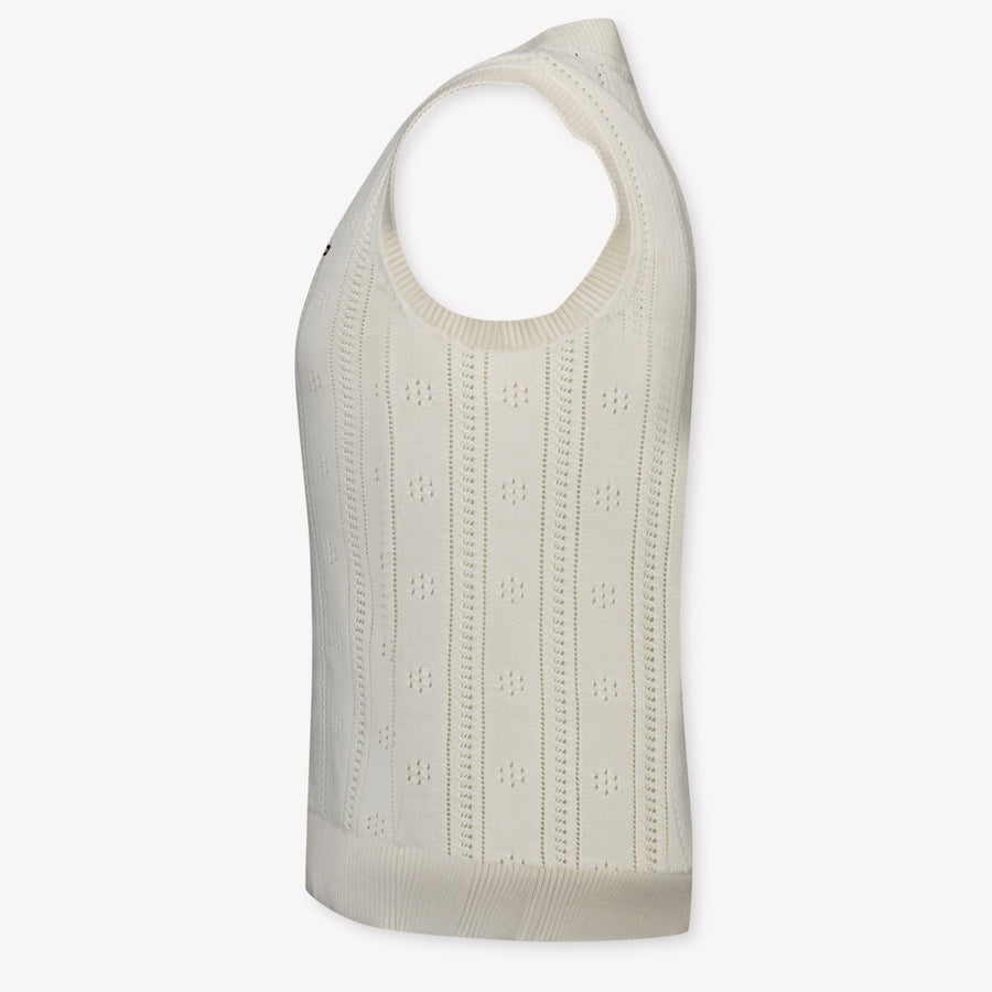 Tommy Hilfiger Enfant Filles Gilet Crème