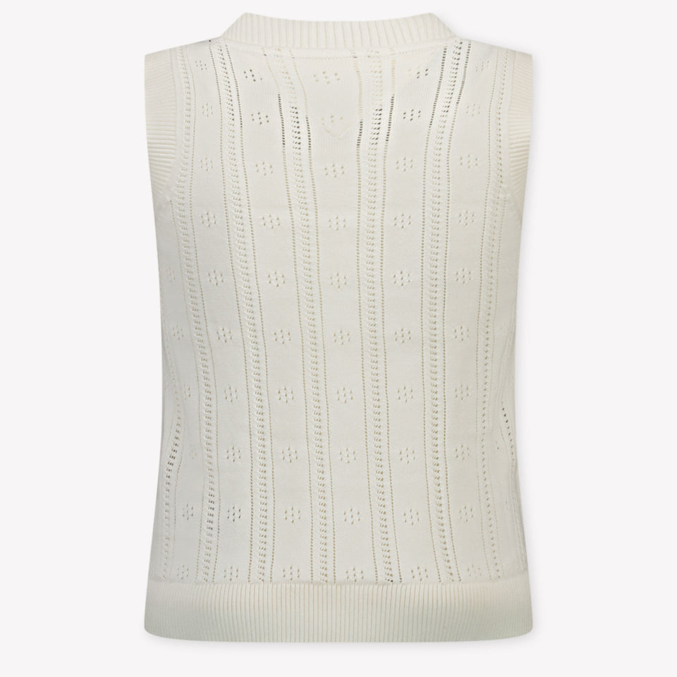 Tommy Hilfiger Enfant Filles Gilet Crème