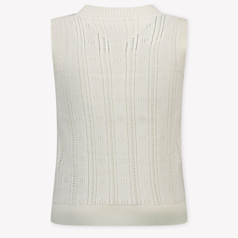 Tommy Hilfiger Enfant Filles Gilet Crème