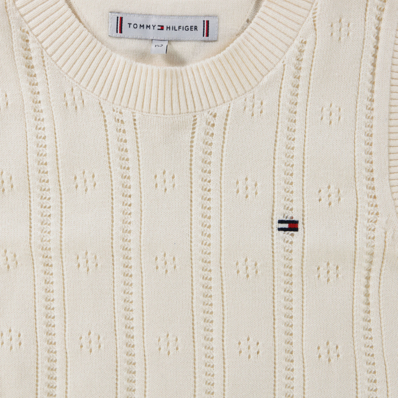Tommy Hilfiger Enfant Filles Gilet Crème