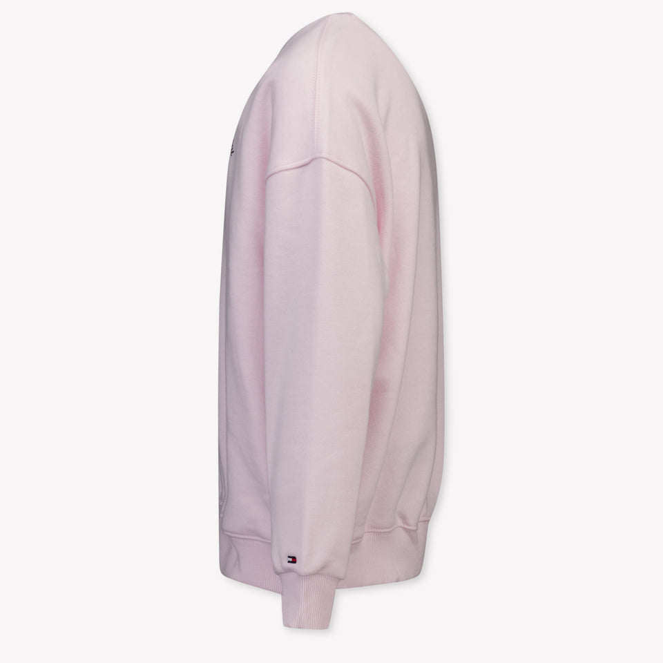 Tommy Hilfiger Niño Chicas Suéter en Rosa claro
