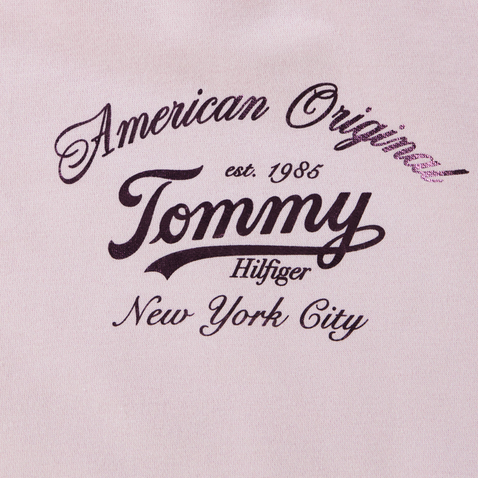 Tommy Hilfiger Niño Chicas Suéter en Rosa claro