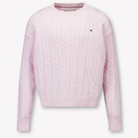 Tommy Hilfiger Enfant Filles Pull Rose Léger